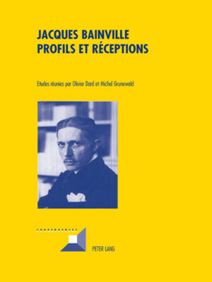 cover image of Jacques Bainville--Profils et réceptions